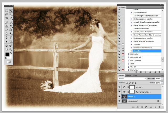 Profi-Aktionen für Photoshop -   Action-Sets von Photoshop-Profi Gavin Phillips bei Globell