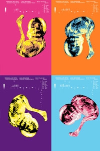 Personal Ultraschall: Handkolorierte Ultraschallbilder vom Baby im Pop-Art-Stil