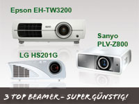 3 Top Beamer – und super günstig!