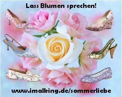 Flirten erlaubt mit der blumigen Schuh-Sommerliebe bei I