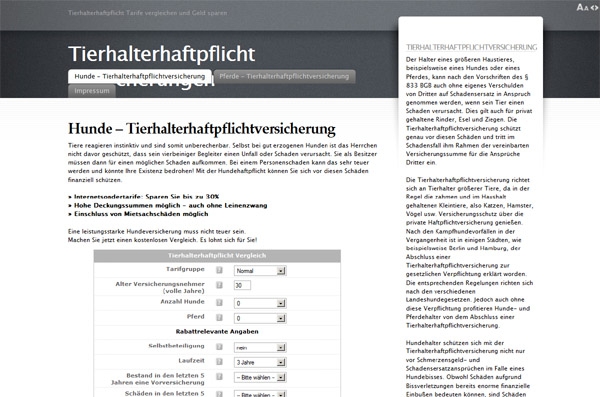 Tierhalterhaftpflichtversicherung/ Tierhalterhaftpflichtversicherungvergleich Tierhalterhaftpflichtversicherung/ Tierhalterhaftpflichtversicherungvergleich
