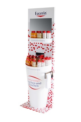 Silber und Gold für KIT KAT- und Eucerin-Displays von SCA Packaging Silber und Gold für KIT KAT- und Eucerin-Displays von SCA Packaging