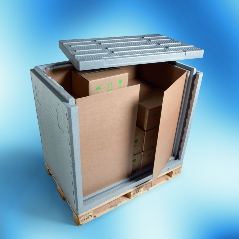 Storopack Thermo-Palettenshipper für temperaturgeführten Transport Storopack Thermo-Palettenshipper für temperaturgeführten Transport