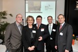 (v.l.n.r) Dr. M. Schröder, Regina Pfriem, Axel Gutensohn, Dr. C. D. Beckmann, K. D. Enzenbach