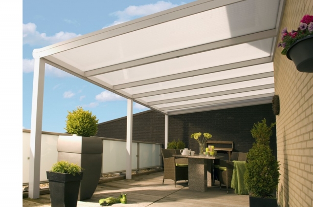 Terrassenüberdachung und Carports aus Aluminium ist ein Produkt der Zukunft von MHB.