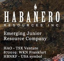 Habanero Resources Inc. plant Privatplatzierung Habanero Resources Inc. plant Privatplatzierung