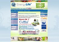 Hier macht’s Klick: der neue Online-Shop der Energy Life AG begeistert unter www.energylife-shop.de. Hier macht’s Klick: der neue Online-Shop der Energy Life AG begeistert unter www.energylife-shop.de.