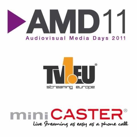 TV1.EU präsentiert miniCASTER® auf den Audiovisual Media Days (AMD11)