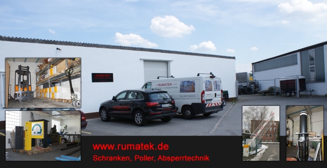 Rumatek GmbH - Schranken, Poller, Absperrtechnik bezieht neue Betriebsstätte in Nieder Roden bei Fra Rumatek GmbH - Schranken, Poller, Absperrtechnik bezieht neue Betriebsstätte in Nieder Roden bei Fra