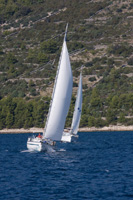 Gemeinsam unterwegs: Flottillensegeln in Kroatien; Foto: AMS-Yachting Gemeinsam unterwegs: Flottillensegeln in Kroatien; Foto: AMS-Yachting