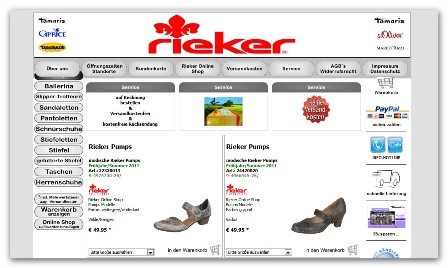 Topaktuelle Damenschuhe im Rieker Online Shop
