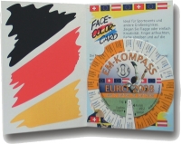 Passt bequem in die Westentasche: Face-Color-Fan-Card mit EM-Kompass 2008 Passt bequem in die Westentasche: Face-Color-Fan-Card mit EM-Kompass 2008