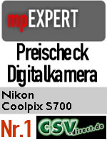 Nikon Coolpix S700 günstig von csv-direct.de