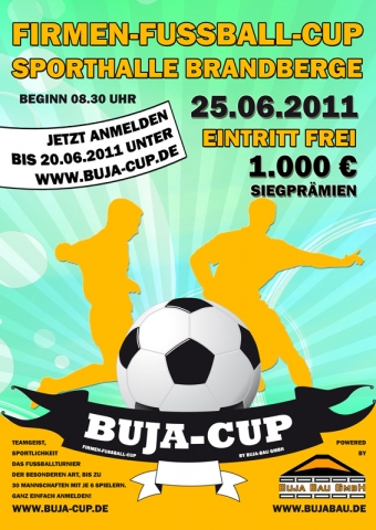 BUJA CUP 2011 - Firmen Fussball Turnier in der Sporthalle Brandberge in Halle (Saale) BUJA CUP 2011 - Firmen Fussball Turnier in der Sporthalle Brandberge in Halle (Saale)