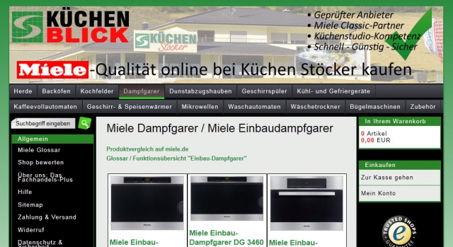 Den Miele Dampfgarer online beim Miele-Special-Webshop kaufen Den Miele Dampfgarer online beim Miele-Special-Webshop kaufen