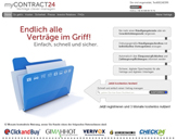 Das neue Verbraucherportal www.myCONTRACT24.de für professionelles Vertragsmanagement Das neue Verbraucherportal www.myCONTRACT24.de für professionelles Vertragsmanagement