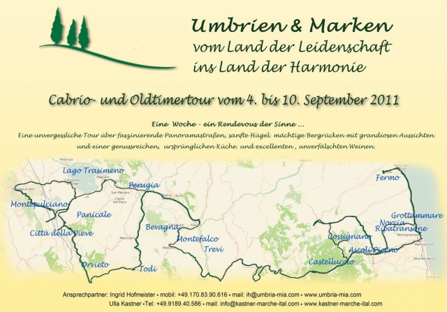 Umbrien&Marken - vom Land der Leidenschaft ins Land der Harmonie. Umbrien&Marken - vom Land der Leidenschaft ins Land der Harmonie.