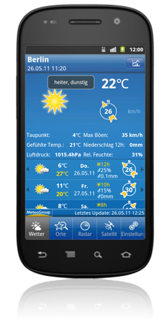 WeatherPro for Android 1.5 WeatherPro for Android 1.5