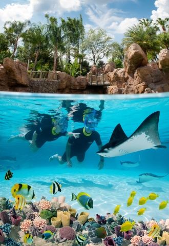 DISCOVERY COVE, FLORIDA: THE GRAND REEF ERÖFFNET DISCOVERY COVE, FLORIDA: THE GRAND REEF ERÖFFNET