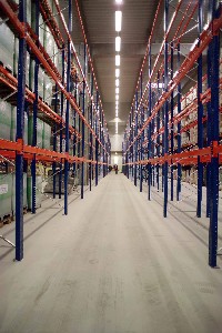 Dieses Palettenregalsystem wurde eingesetzt