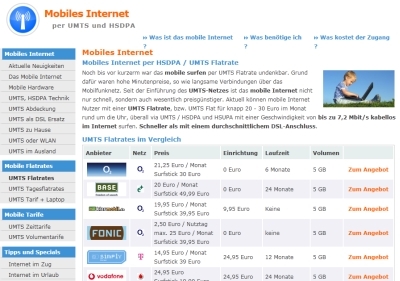 Neue Onlinepräsenz zum Thema Mobiles Internet Neue Onlinepräsenz zum Thema Mobiles Internet