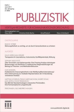 Publizistische Chancengleichheit in der Politik