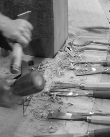 Kreative Entfaltung der besonderen Art - Schnupperworkschop Holzbildhauerei