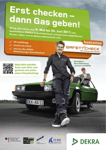 Tag der Verkehrssicherheit am 18.06.2011: DEKRA SafetyCheck noch bis zum 25. Juni Tag der Verkehrssicherheit am 18.06.2011: DEKRA SafetyCheck noch bis zum 25. Juni