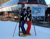 Beim Training am Hocheck Beim Training am Hocheck