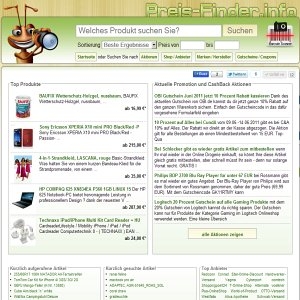 Sparen beim Online-Kauf mit Preis-Finder.info