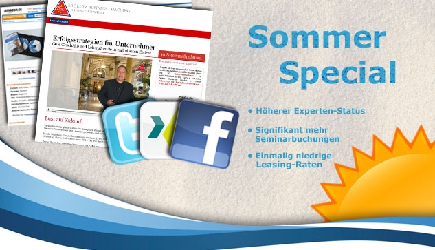 Innovatives Videomarketing leasen - das Sommer-Special Angebot für Trainer, Berater&Coaches