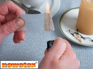 nowetex® ist gemäß DIN 4102 - A2 nicht brennbar