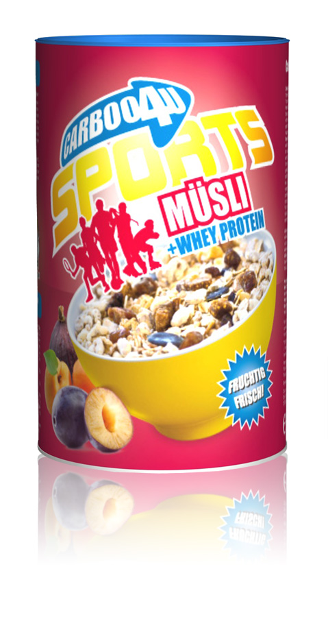 Jetzt neu! Carboo4U Sports Müsli – fruchtig frisch! Jetzt neu! Carboo4U Sports Müsli – fruchtig frisch!