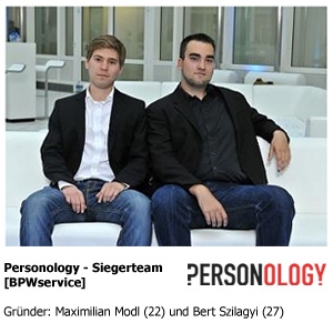Personology siegt beim Businessplan-Wettbewerb Berlin-Brandenburg