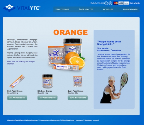 Vitalyte unterstützt den Tennissport
