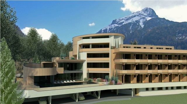 Das neue Natur Spa des Naturhotel Waldklause - behutsam eingefügt in die alpine Natur Das neue Natur Spa des Naturhotel Waldklause - behutsam eingefügt in die alpine Natur