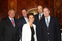 v. l. Hr. Prantner, Hr. Chistee, Fr. Neukart, Hr. Staude, Hr. Geese (AMEDIA Hotels)