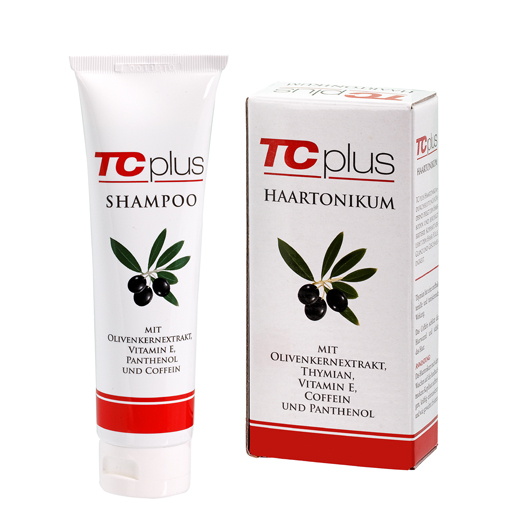 TCplus Haartonikum und Shampoo - kühlende Pflege für Kopfhaut und Haar TCplus Haartonikum und Shampoo - kühlende Pflege für Kopfhaut und Haar