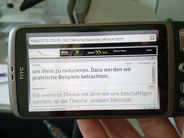 VerbaVoice-Projekt: Formularplattform für Hörgeschädigte VerbaVoice-Projekt: Formularplattform für Hörgeschädigte
