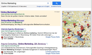 Google Places - Regionales Kanzleimarketing für Steuerberater