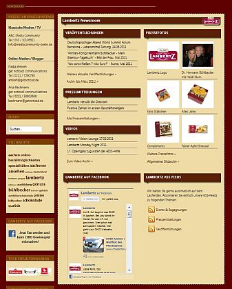 Der neue Lambertz Social Media Newsroom