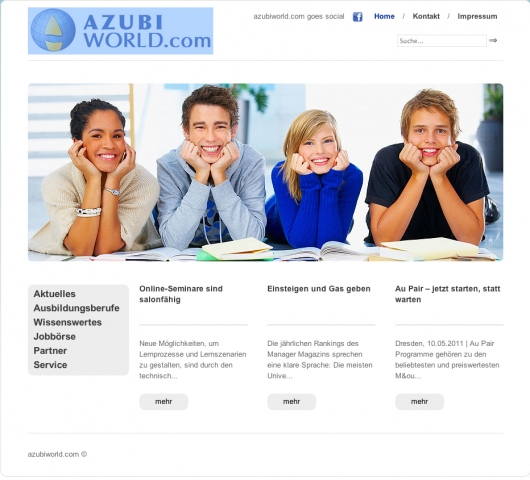 Azubiworld.com in neuem Gewand
