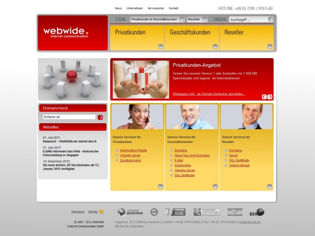 Relaunch - WebWide.de startet durch Relaunch - WebWide.de startet durch