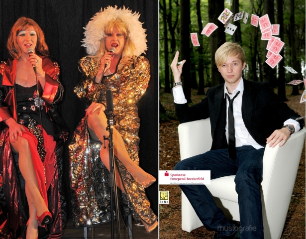 Der Sommer wird heißund fröhlich!   Die große Hardy + Deena-Show im Stuttgarter Café Schlossblick