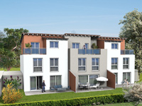 Illustration der neuen Haustypen mit Sonderwünschen Illustration der neuen Haustypen mit Sonderwünschen