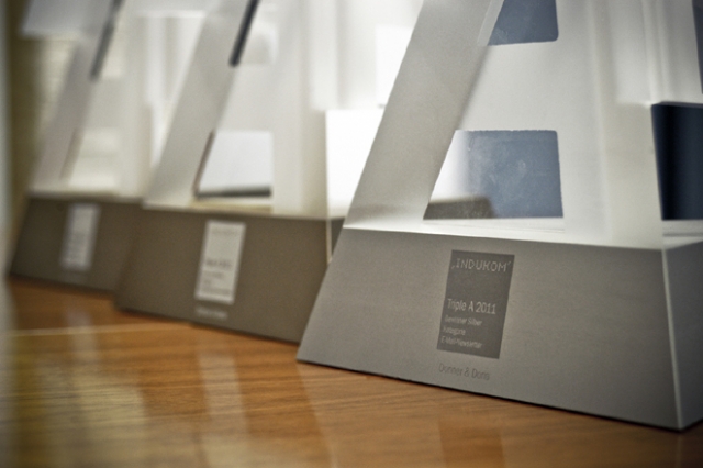 INDUKOM Triple A Award: Dreifache Auszeichnung für Donner&Doria INDUKOM Triple A Award: Dreifache Auszeichnung für Donner&Doria