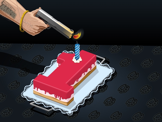 Der Pate hat Geburtstag und verteilt Geschenke Der Pate hat Geburtstag und verteilt Geschenke