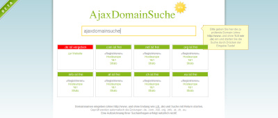 www.ajaxdomainsuche.de www.ajaxdomainsuche.de
