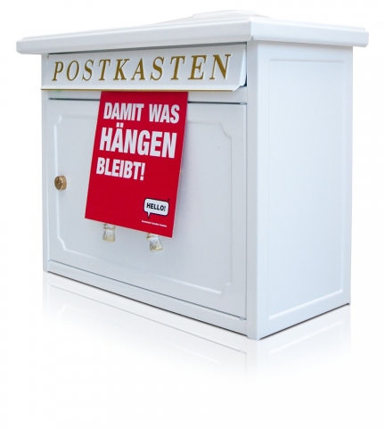 Sonderwerbeform am&im Briefkasten - der HELLO! etabliert sich als fester Bestandteil in der unadress Sonderwerbeform am&im Briefkasten - der HELLO! etabliert sich als fester Bestandteil in der unadress