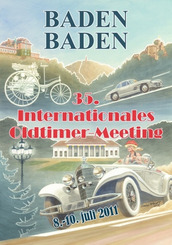 Oldtimer-Meeting Baden-Baden feiert 125 Jahre Automobil: